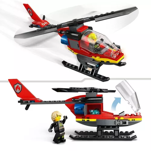 купить Конструктор Lego 60411 City Elicopter de salvare a incendiilor в Кишинёве 