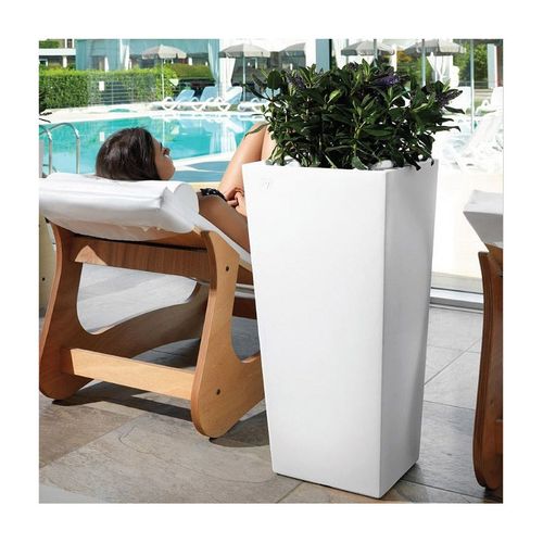 cumpără Ghiveci cache-pot de exterior LYXO GENESIS BIANCO square cache-pot H 70 cm max 6kg CH302-H00Q70-000 (Ghiveci cache-pot de exterior) în Chișinău 