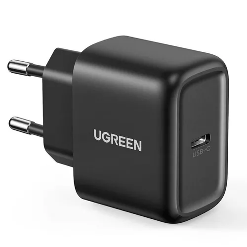 купить Зарядное устройство сетевое Ugreen 50581 Type-C to Type-C PD 25W, Black в Кишинёве 