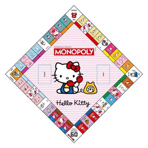 купить Настольная игра Winning Moves WM04863-EN1-6 Monopoly, Hello Kitty (en) в Кишинёве 