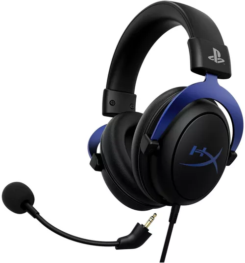 купить Наушники игровые HyperX 4P5H9AM#ABB, Cloud PS, Black/Blue в Кишинёве 