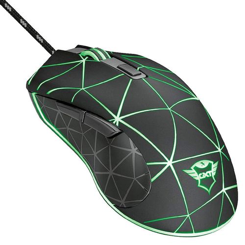 купить Мышь игровая Trust Gaming GXT 133 Locx Illuminated Mouse, 800 - 4000 dpi, 6 Programmable button,  LED illuminated top cover with 4 colour breathing effectt, 1,8 m USB, Black в Кишинёве 