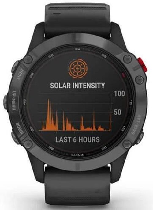 купить Смарт часы Garmin fenix 6 - Pro Solar Edition Slate Gray with Black Band в Кишинёве 