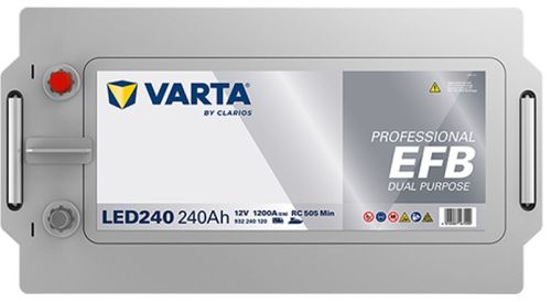 купить Автомобильный аккумулятор Varta 240AH 1200A(EN) клемы 3 (518x276x242) TE 088 EFB (Prof DP) (932240120K312) в Кишинёве 