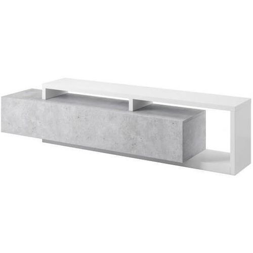 купить Тумба напольная для TV Helvetia Bota №40 1S White/Colorado Concrete в Кишинёве 