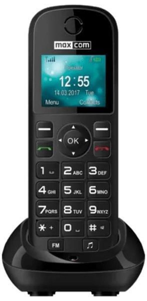 cumpără Telefon fără fir MaxCom MM35D Black în Chișinău 
