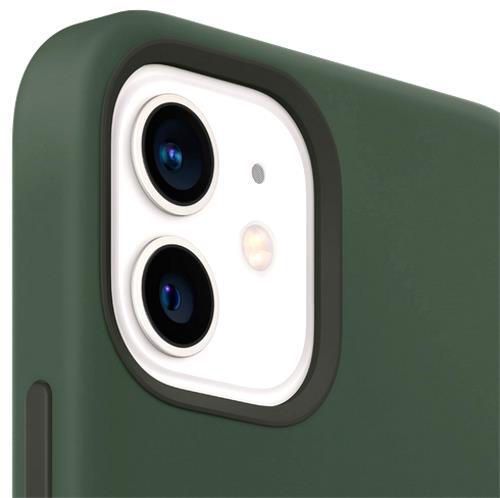 cumpără Husă pentru smartphone Apple iPhone 12 mini Silicone Case with MagSafe Cypress Green MHKR3 în Chișinău 