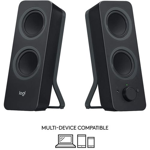 купить Logitech Z207 Black Bluetooth Stereo Speakers 2.0 ( RMS 5W, 2x2.5W satel.), 980-0001295 (boxe sistem acustic) в Кишинёве 