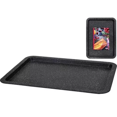 купить Аксессуар для плиты Promstore 39608 Противень Marble 48x33x2cm, антипригарный в Кишинёве 