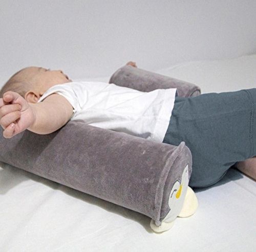 cumpără Cocon pentru bebelusi BabyJem 679 Pernuta pozitionator anti-rasucire pentru bebelusi Gri, 34x36 cm în Chișinău 