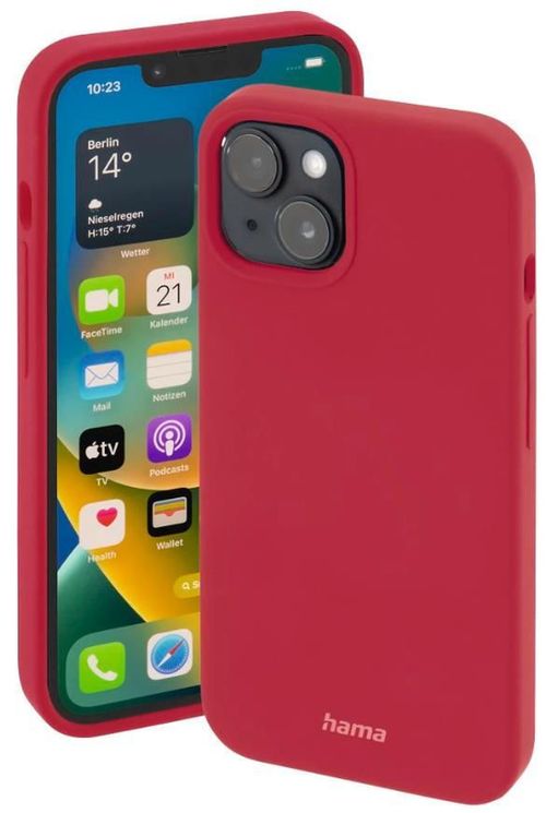 cumpără Husă pentru smartphone Hama 215513 MagCase Finest Feel PRO Cover for Apple iPhone 14, red în Chișinău 