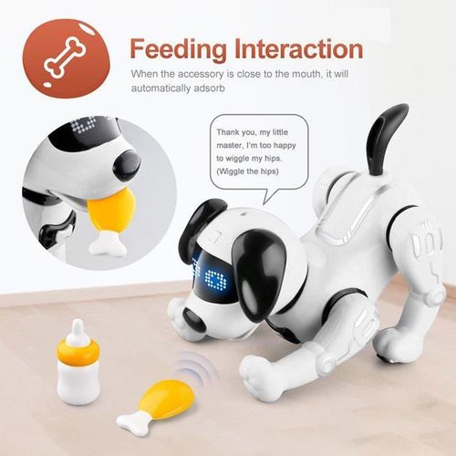 cumpără Jucărie cu telecomandă JJR/C RC Intelligent Robot Dog R19, White în Chișinău 