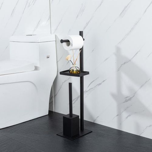 cumpără Perie WC Gappo G906-6 Negru în Chișinău 