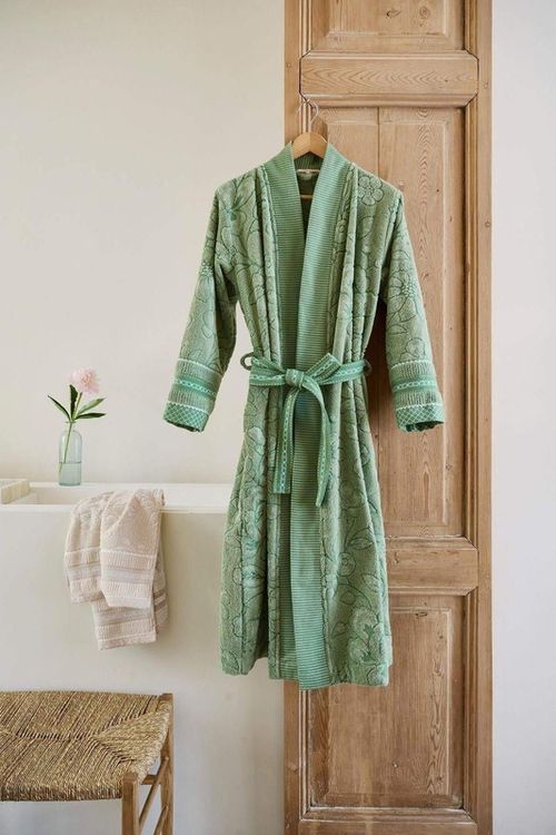 cumpără Textile de casă Pip Studio 332479 Jasmin Jacquard Bathrobe Green M în Chișinău 