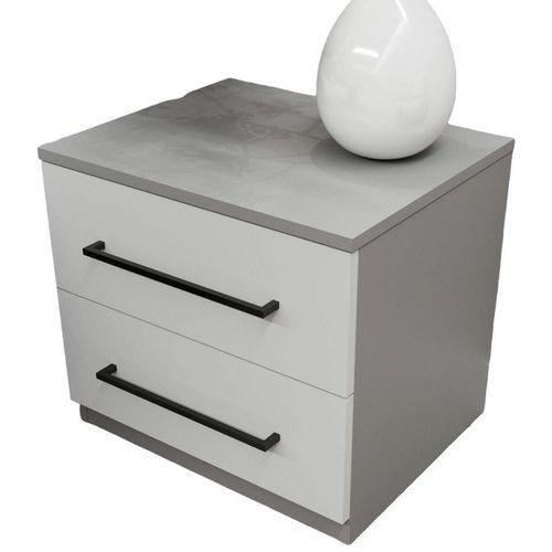 купить Тумбочка Bayro Serenity 550x500x450 серый асфальт фасад серый в Кишинёве 