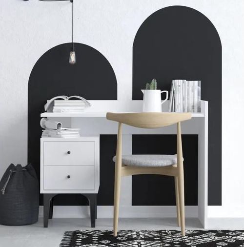cumpără Masă de birou Trendy Dow-Dec0088, Alb, 100x80x45cm în Chișinău 