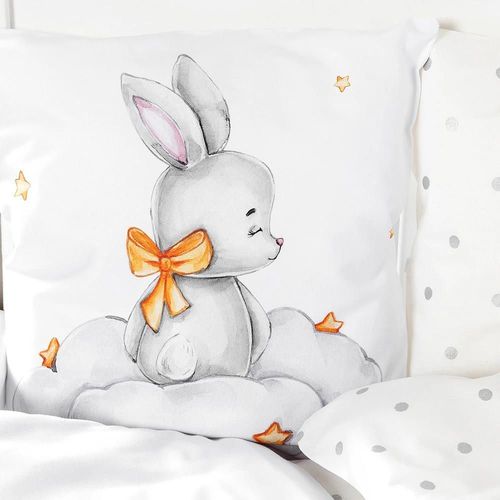 купить Детское постельное белье PernaMea Set lenjerie 8 piese Premium Iepuras gri (PM.105896/3) в Кишинёве 