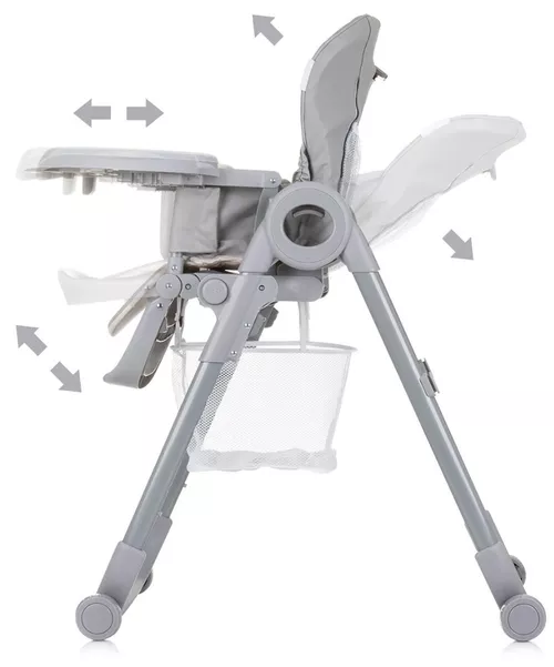 cumpără Scaun de masă Chipolino Master Chef pure grey STHMC02401GY în Chișinău 