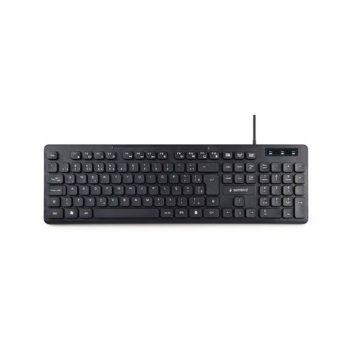 cumpără Tastatura Gembird KB-MCH-04-RU Slimline keyboard with "chocolate" type keys, 104 pcs, USB în Chișinău 