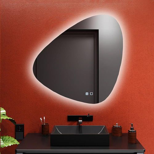 cumpără Oglindă baie Bayro Fussion треугольное 900x900 LED touch нейтральный c подогревом în Chișinău 