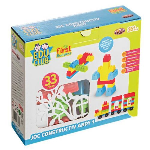 купить Конструктор Burak Toys 03309 Constructor Andy 1 (33pcs) в Кишинёве 