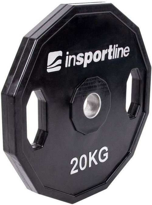 cumpără Ganteră inSPORTline 3580 Disc metal cauciuc d=50 mm 20 kg IN15900 cu maner în Chișinău 