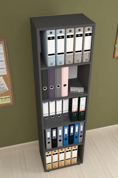 купить Офисный стеллаж Bofigo 13-25-08 Anthracite в Кишинёве 