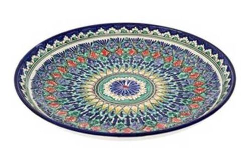 cumpără Farfurie Rishtan Ceramic Lyagan Mehrob 26cm, pictata manual, ceramica în Chișinău 