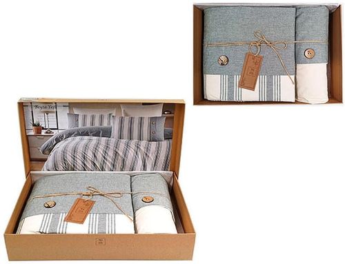 cumpără Textile de casă Promstore 53378.7 Lenjerie de pat Euro 2 NH Beyza Green, in în Chișinău 