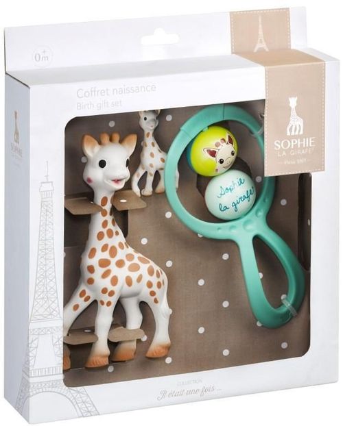 купить Погремушка Sophie la Girafe 010324 Set Zornaitoare + breloc в Кишинёве 