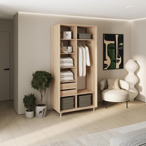 cumpără Dulap my-STYLE C10H0T01AM03-U12, 100x200, дуб сонома în Chișinău 