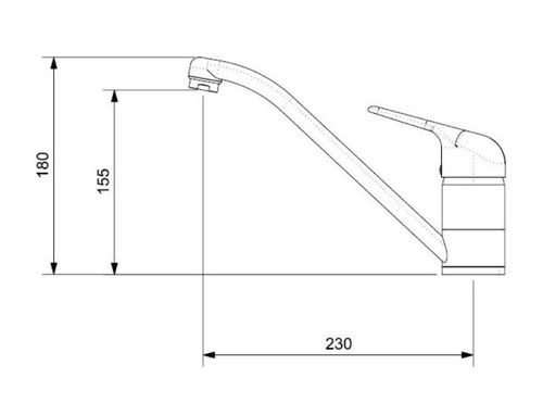 купить Смеситель кухонный Reginox R31599 Ela в Кишинёве 