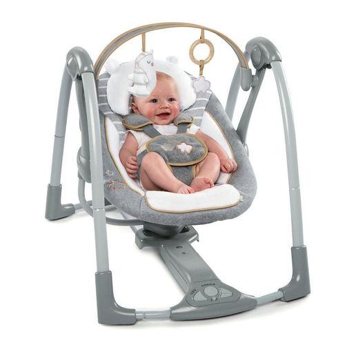 купить Детское кресло-качалка Bright Starts 11023 Ingenuity Swing n Go Portable Swing - Bella Teddy в Кишинёве 