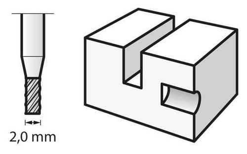 cumpără Set de tubulare, bite, duze Dremel 193 Freza gravare speed 2,0 mm 26150193JA în Chișinău 