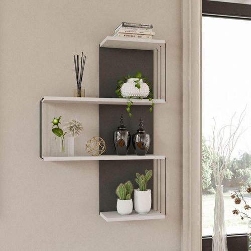 купить Полка декоративная Trendy Cambel-Antracit 64x96x19cm (GTR005247) в Кишинёве 