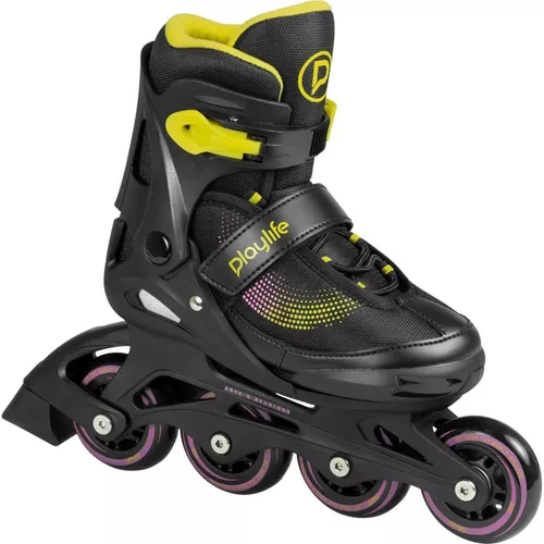 купить Роликовые коньки Powerslide 880326 Playlife, Joker Yellow Glow Combo (31-34) в Кишинёве 