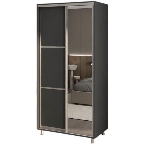 cumpără Dulap my-STYLE C10H0T01BM02-U23, 100x200, антрацит în Chișinău 