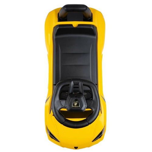 cumpără Tolocar Kids car 9010150 Yellow "Lamborghini Urus S" pentru copii, cu volan muzical, Galbenă în Chișinău 