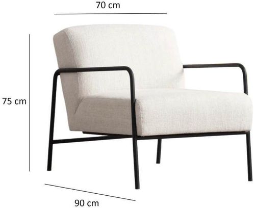 cumpără Fotoliu Trendy Eti Bergere-Alb în Chișinău 