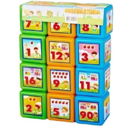 cumpără Jucărie M-Toys 13013 Cuburi Matematica 12 buc în Chișinău 