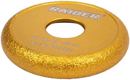купить Диск шлифовальный Raider 209950 Disc abraziv diamantat (cupa) 75x22,23x15mm в Кишинёве 
