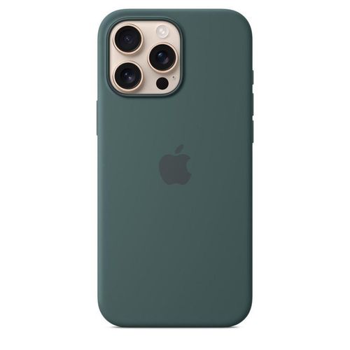 cumpără Husă pentru smartphone Apple iPhone 16 Pro Silicone Case with MagSafe Lake Green MYYR3 în Chișinău 
