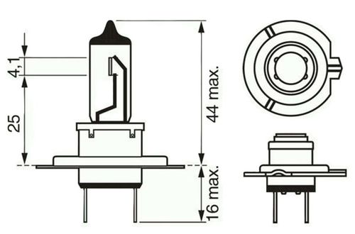 cumpără Lampă auto Bosch H7 Pure Light 12V 55W PX26d (carton) (1987302071) în Chișinău 