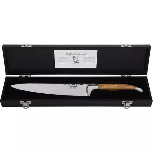 cumpără Cuțit Laguiole Luxury Line Chef's Knife Olive Wood in cutie lemn în Chișinău 