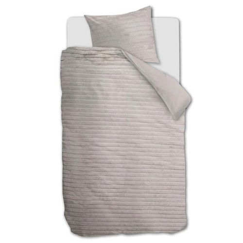 cumpără Lenjerie de pat Riviera Maison 333125 Furry Stripes 140x200/220 Off-white în Chișinău 