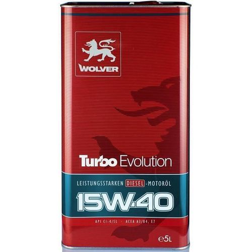 купить Масло Wolver 15W-40 Turbo Evolution CI-4/SL 5L в Кишинёве 