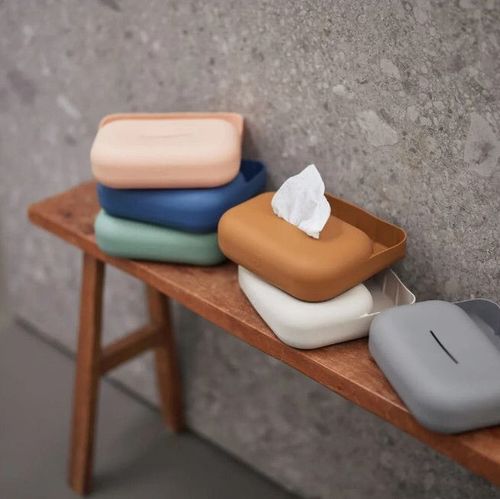 cumpără Cutie depozitare Jollein 711-001-00094 Cutie din silicon pentru servetele Storm Grey în Chișinău 