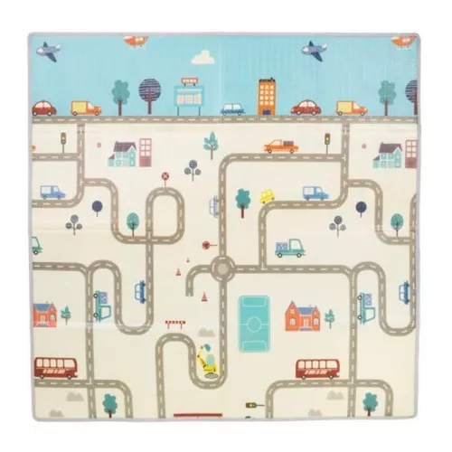 купить Коврик игровой Chipolino DKZ1212CITY City 113x113cm в Кишинёве 