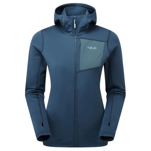 купить Одежда для спорта Rab Jacheta dame Superflux Hoody Tempest Blue 08 (QFG-14-TMB-08) в Кишинёве 