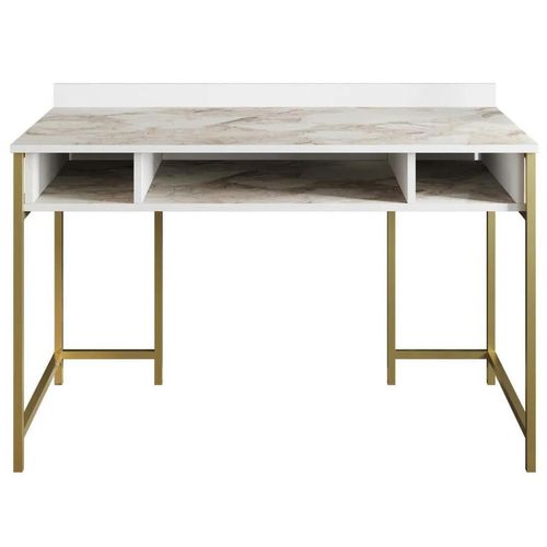 купить Офисный стол Trendy Tumata, AurAlb, 120x75x60cm в Кишинёве 